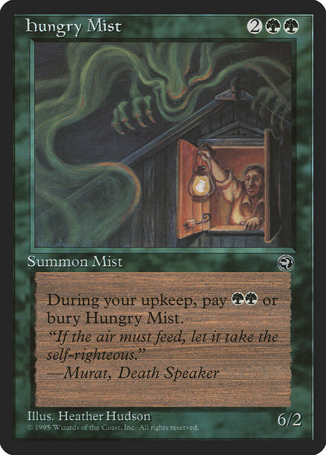 Hungry Mist (Murat Flavor Text) [Homelands] - Evolution TCG