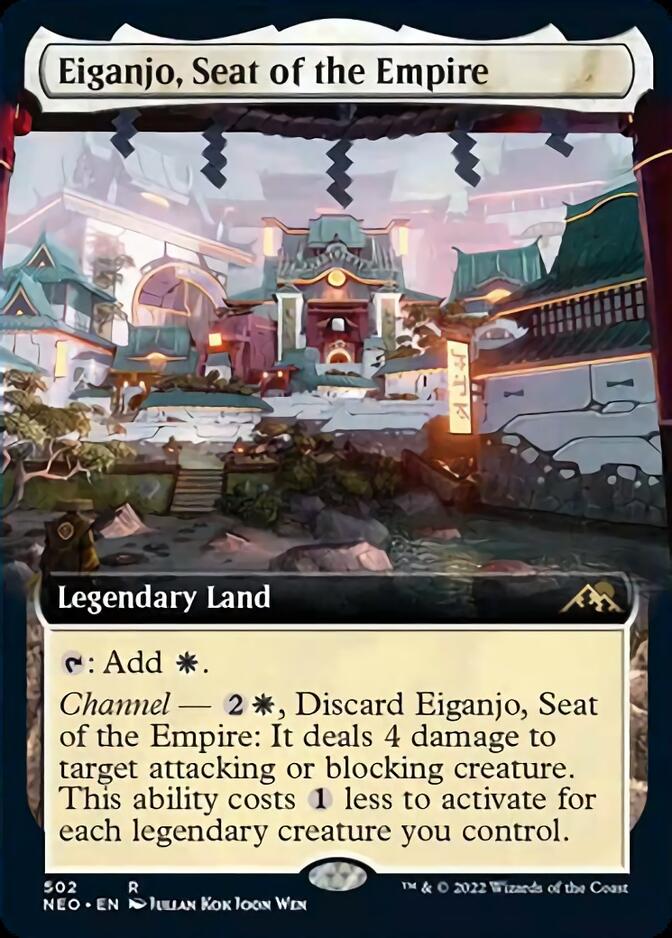 Eiganjo, Seat of the Empire (Extended) [Kamigawa: Neon Dynasty] - Evolution TCG
