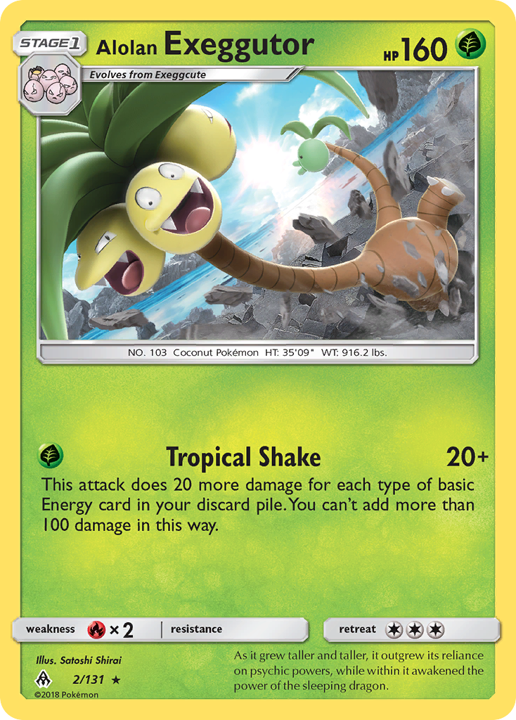 Alolan Exeggutor (2/131) [Sun & Moon: Forbidden Light] - Evolution TCG