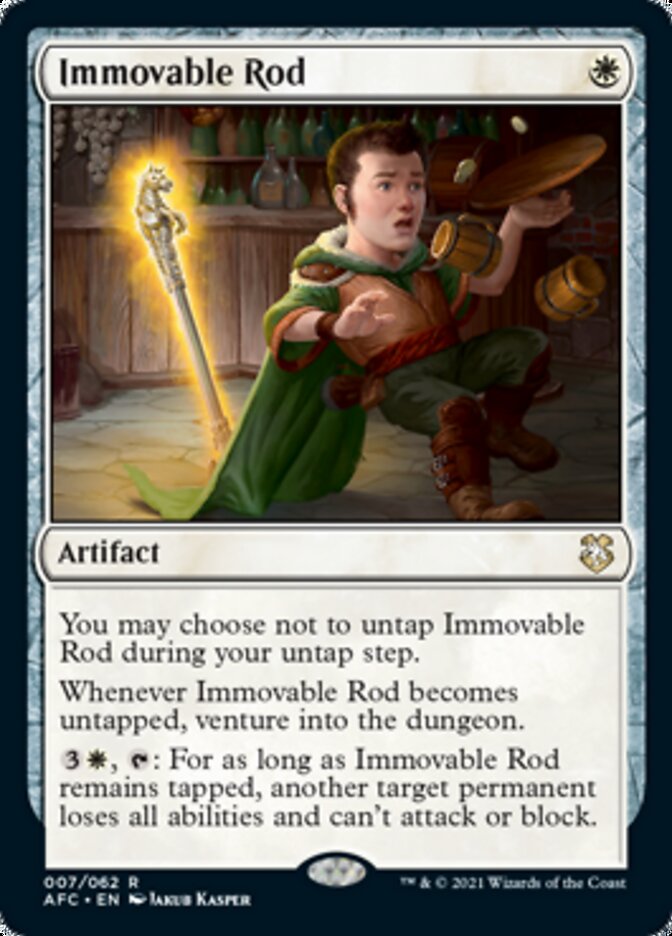 Immovable Rod [Dungeons & Dragons: Adventures in the Forgotten Realms Commander] - Evolution TCG