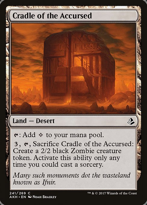 Cradle of the Accursed [Amonkhet] - Evolution TCG