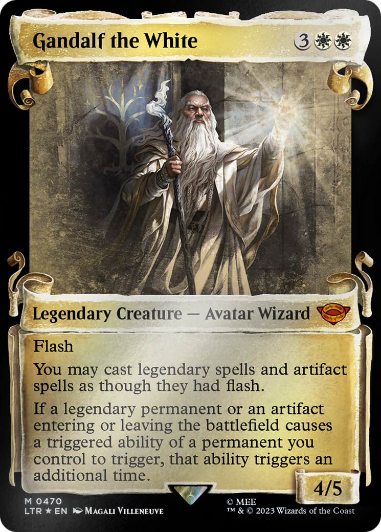 Gandalf the White [The Lord of the Rings: Tales of Middle-Earth Showcase Scrolls] - Evolution TCG