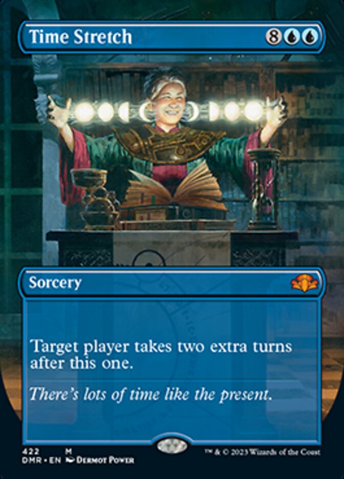 Time Stretch (Borderless Alternate Art) [Dominaria Remastered] - Evolution TCG