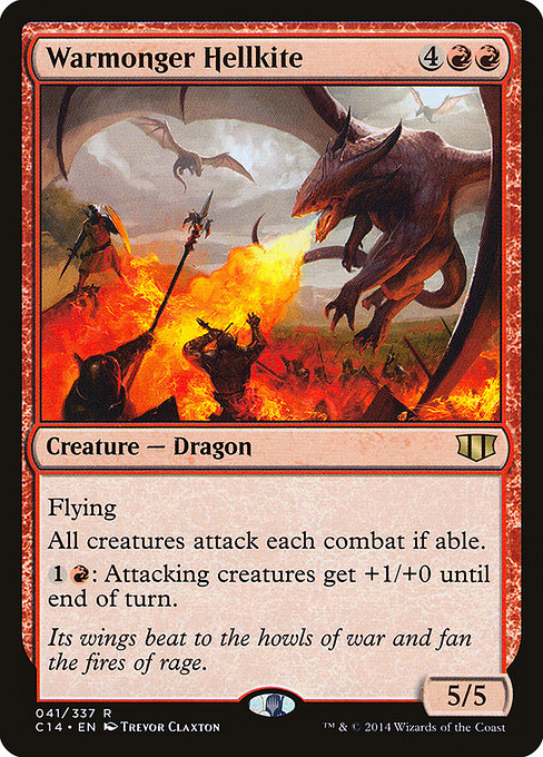 Warmonger Hellkite [Commander 2014] - Evolution TCG