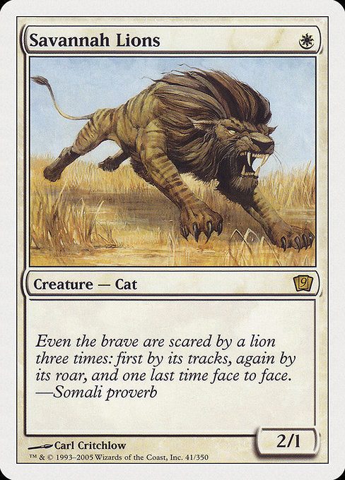 Savannah Lions [Ninth Edition] - Evolution TCG