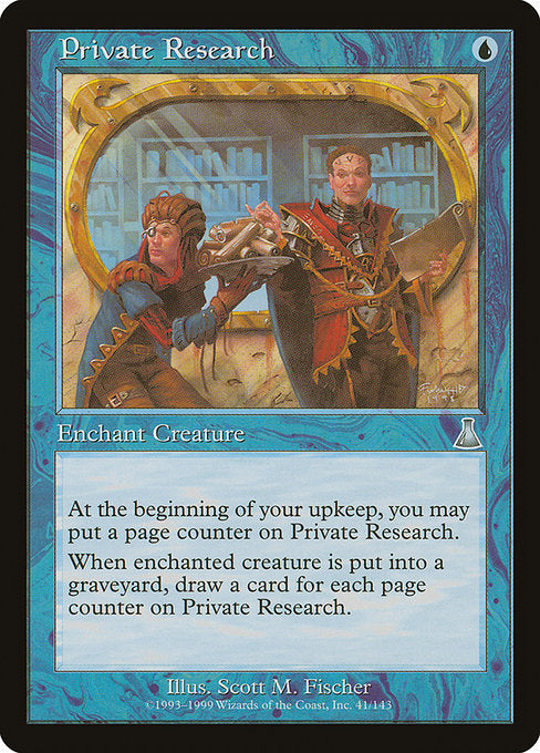 Private Research [Urza's Destiny] - Evolution TCG