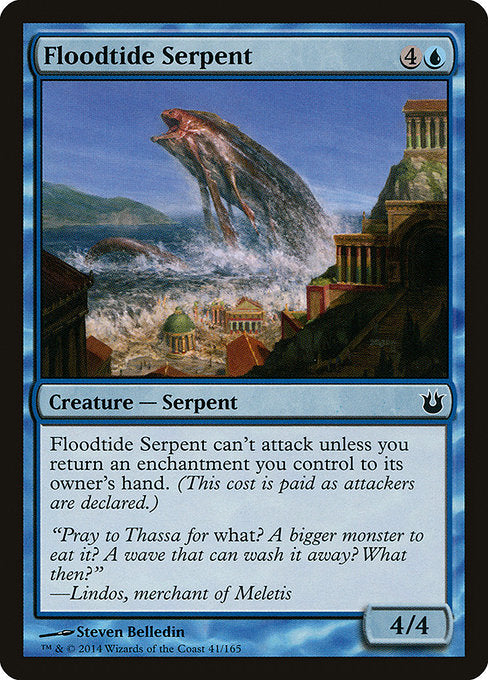 Floodtide Serpent [Born of the Gods] - Evolution TCG