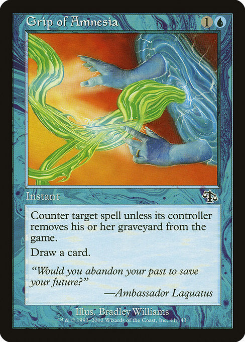 Grip of Amnesia [Judgment] - Evolution TCG