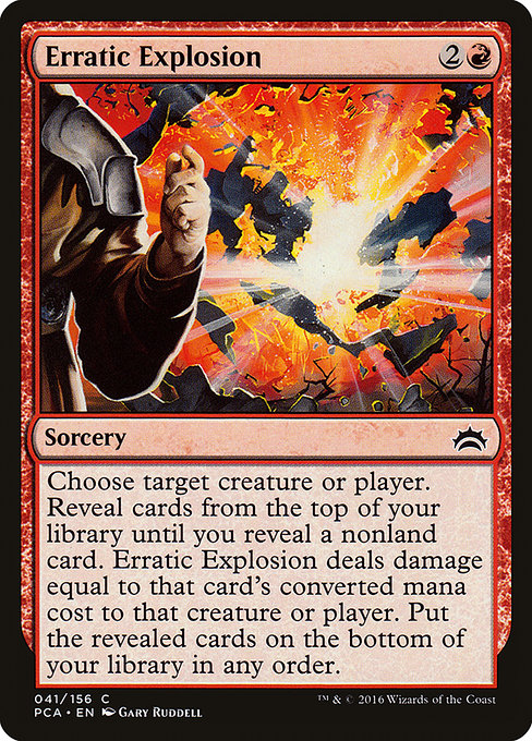 Erratic Explosion [Planechase Anthology] - Evolution TCG