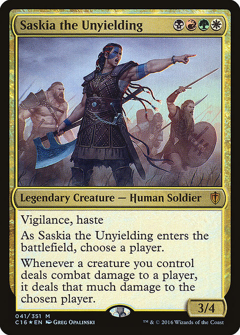 Saskia the Unyielding [Commander 2016] - Evolution TCG