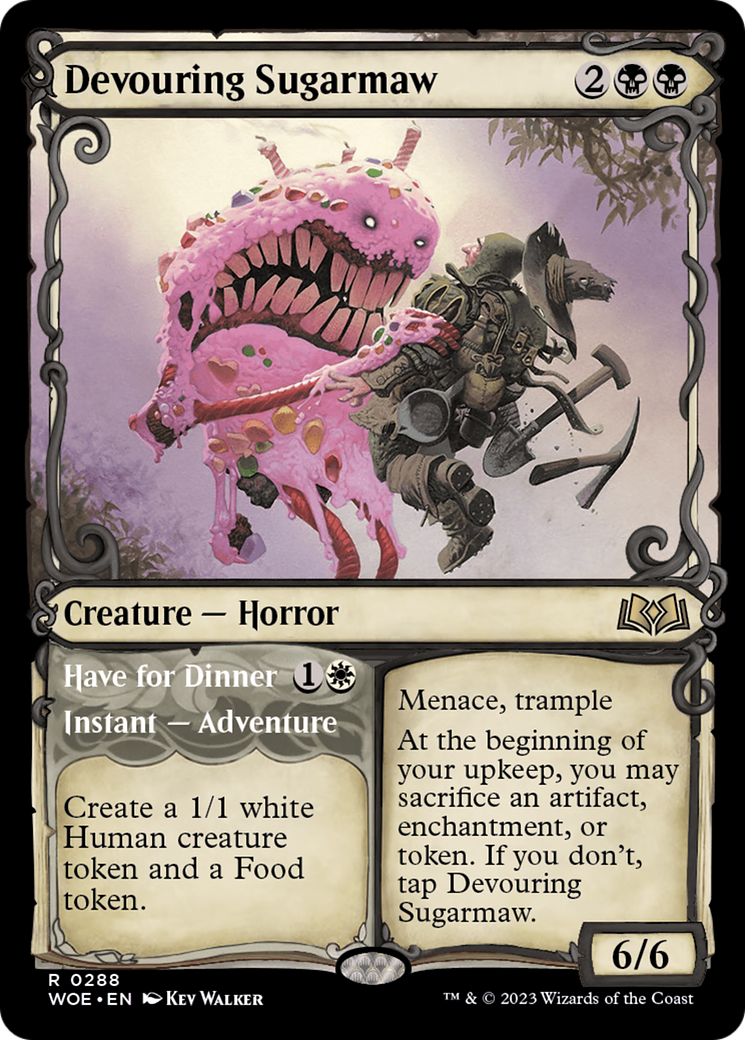 Devouring Sugarmaw // Have For Dinner (Showcase) [Wilds of Eldraine] - Evolution TCG