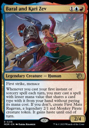 Baral and Kari Zev (Promo Pack) [March of the Machine Promos] - Evolution TCG