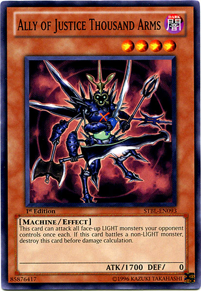 Ally of Justice Thousand Arms [STBL-EN093] Common - Evolution TCG