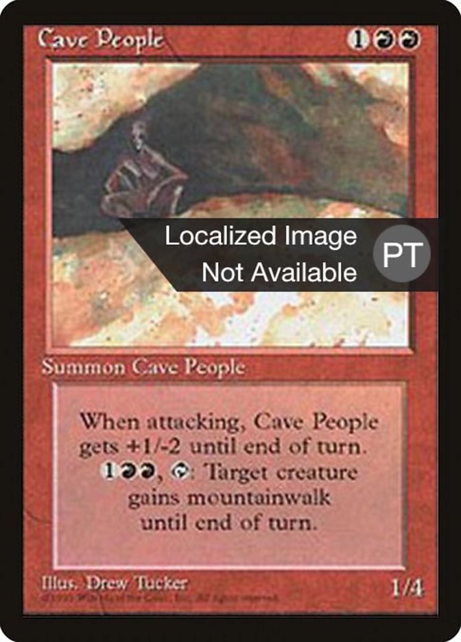 Cave People [Fourth Edition (Foreign Black Border)] - Evolution TCG