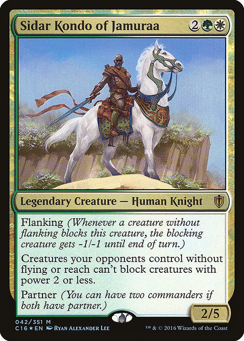 Sidar Kondo of Jamuraa [Commander 2016] - Evolution TCG