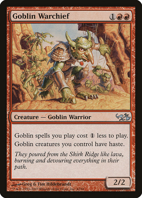 Goblin Warchief [Duel Decks: Elves vs. Goblins] - Evolution TCG