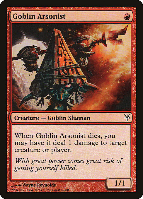 Goblin Arsonist [Duel Decks: Sorin vs. Tibalt] - Evolution TCG