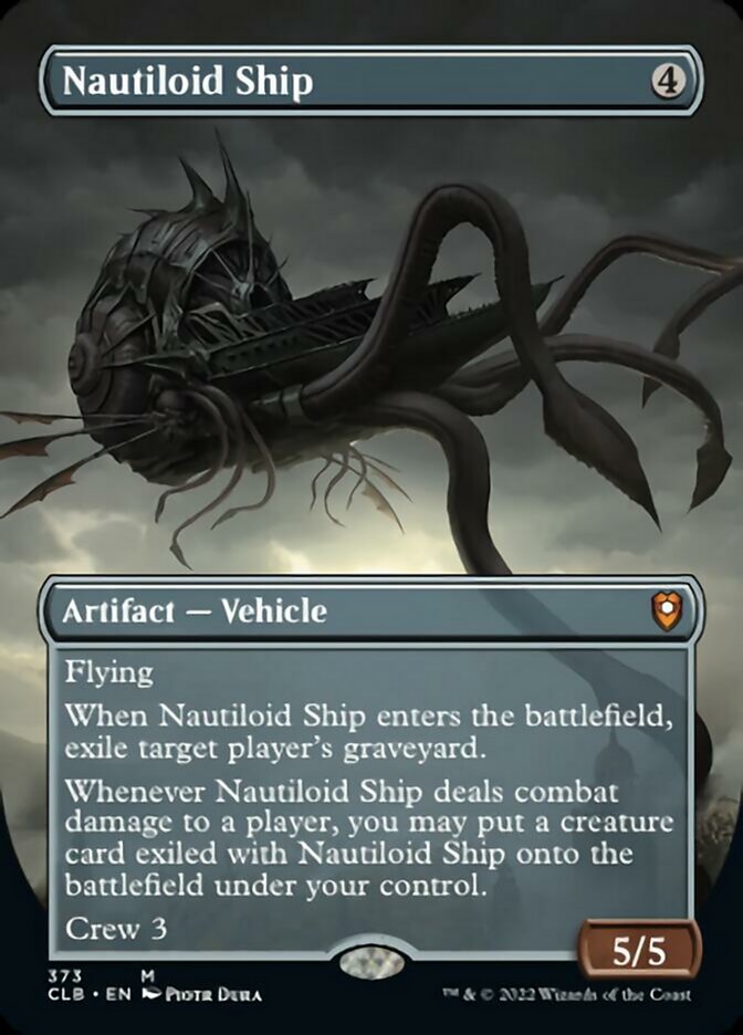 Nautiloid Ship (Borderless Alternate Art) [Commander Legends: Battle for Baldur's Gate] - Evolution TCG