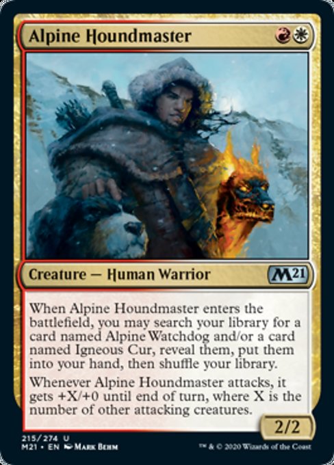 Alpine Houndmaster [Core Set 2021] - Evolution TCG