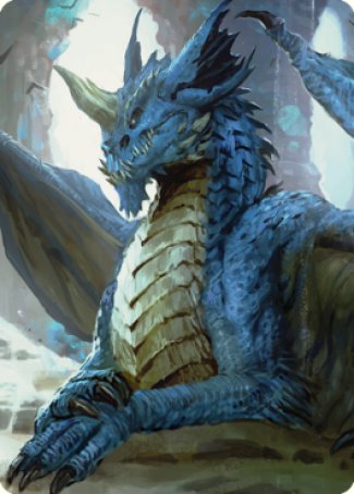Young Blue Dragon Art Card [Commander Legends: Battle for Baldur's Gate Art Series] - Evolution TCG