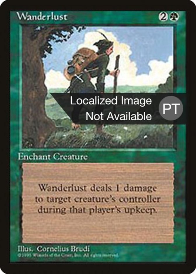 Wanderlust [Fourth Edition (Foreign Black Border)] - Evolution TCG