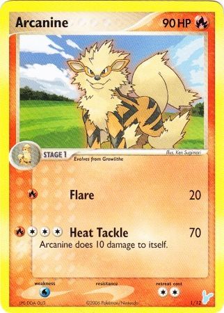 Arcanine (1/12) [EX: Trainer Kit 2 - Minun] - Evolution TCG