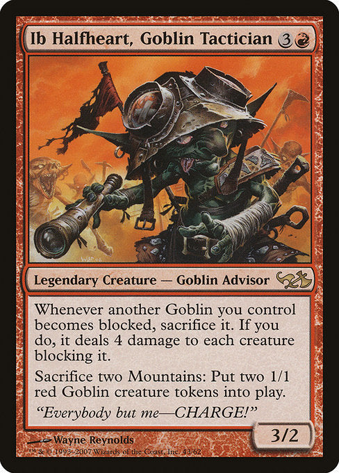 Ib Halfheart, Goblin Tactician [Duel Decks: Elves vs. Goblins] - Evolution TCG