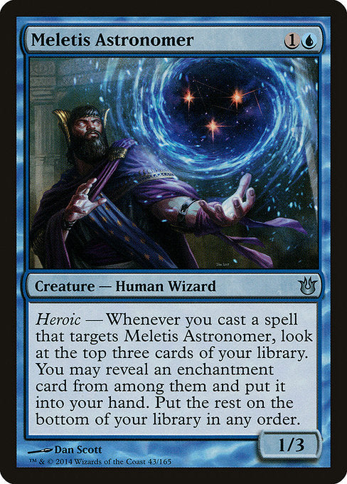 Meletis Astronomer [Born of the Gods] - Evolution TCG