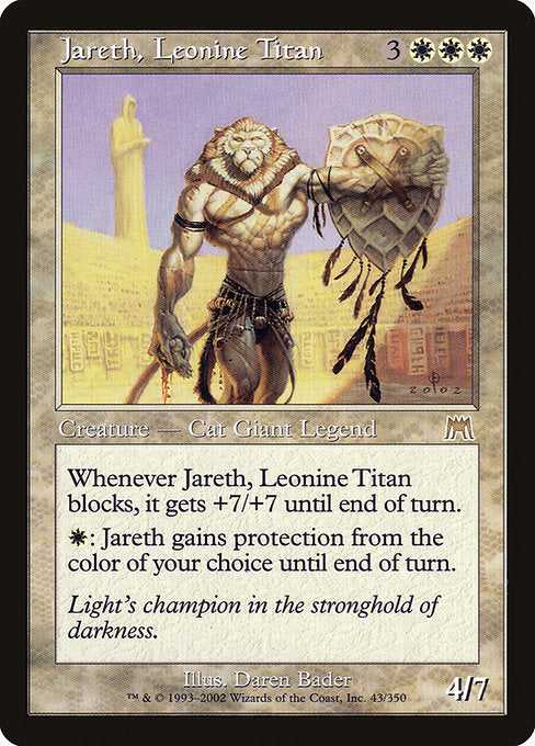 Jareth, Leonine Titan [Onslaught] - Evolution TCG