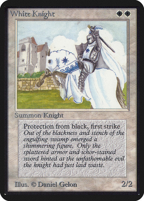 White Knight [Limited Edition Alpha] - Evolution TCG