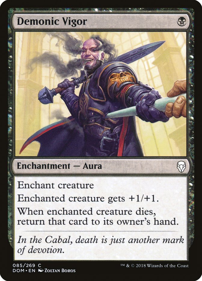 Demonic Vigor [Dominaria] - Evolution TCG | Evolution TCG