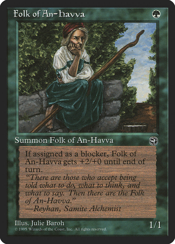 Folk of An-Havva (Reyhan Flavor Text) [Homelands] - Evolution TCG