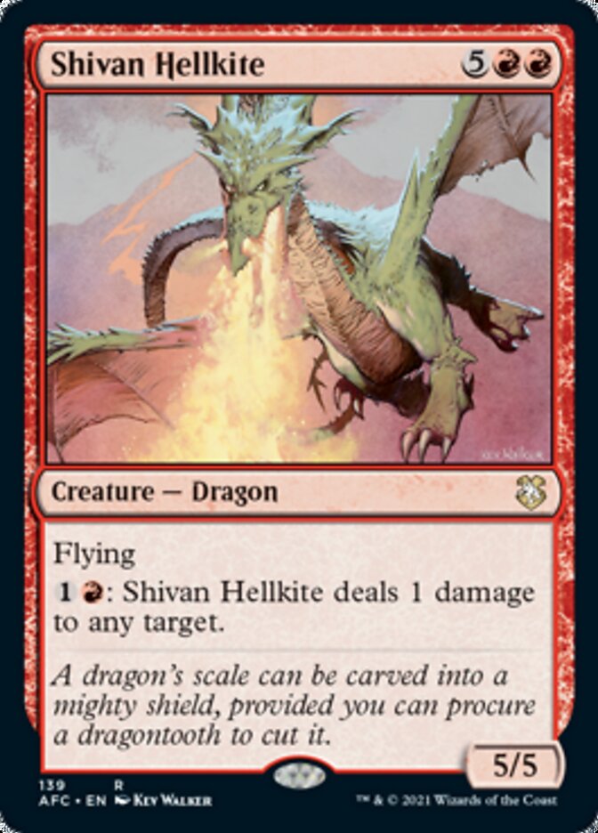 Shivan Hellkite [Dungeons & Dragons: Adventures in the Forgotten Realms Commander] - Evolution TCG