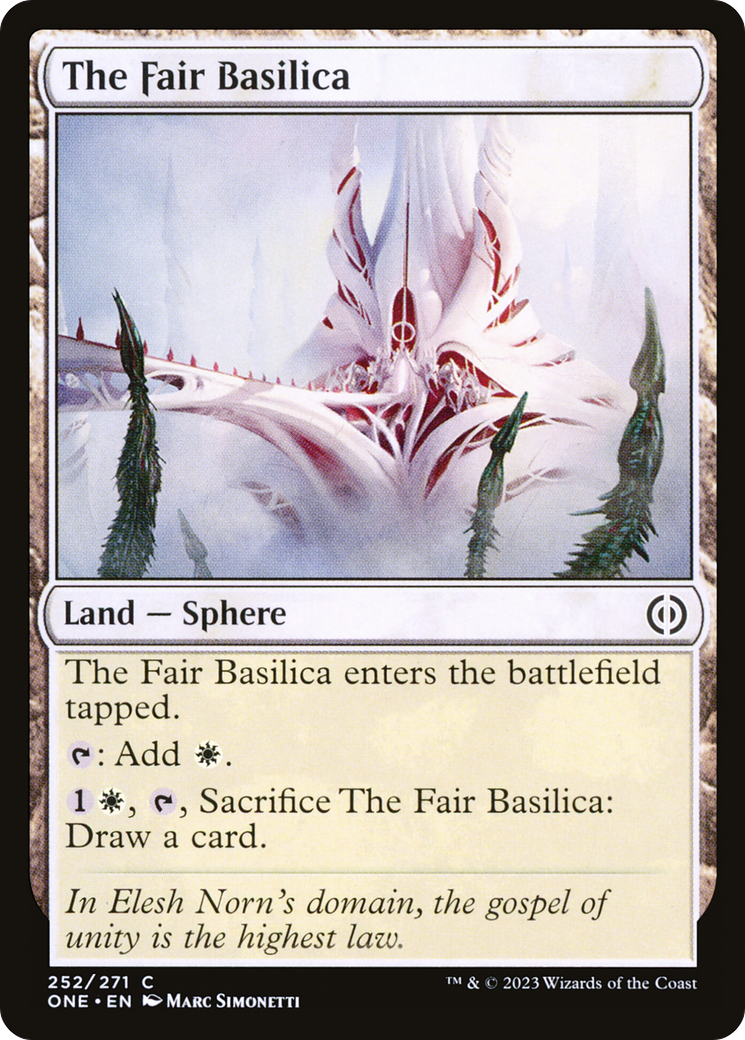 The Fair Basilica [Phyrexia: All Will Be One] - Evolution TCG