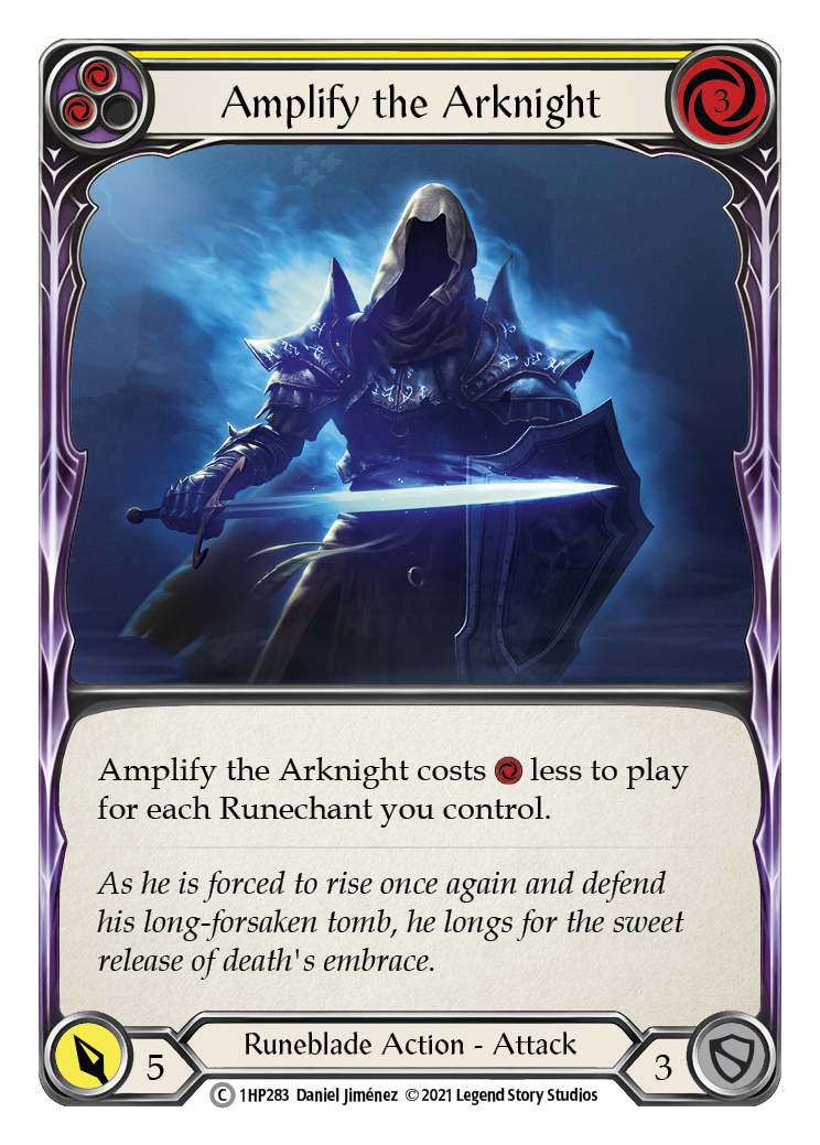 Amplify the Arknight (Yellow) [1HP283] (History Pack 1) - Evolution TCG
