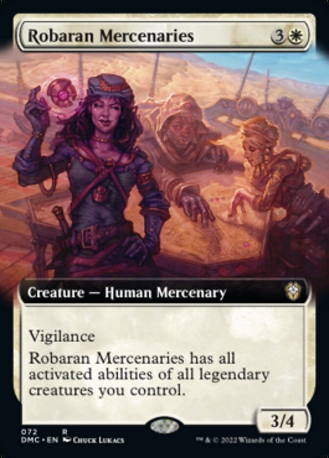 Robaran Mercenaries (Extended Art) [Dominaria United Commander] - Evolution TCG