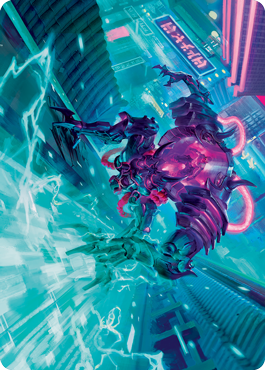 Surgehacker Mech Art Card [Kamigawa: Neon Dynasty Art Series] - Evolution TCG