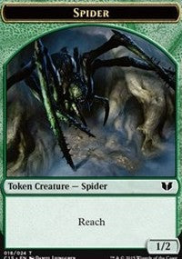 Spider // Wolf Double-Sided Token [Commander 2015 Tokens] - Evolution TCG