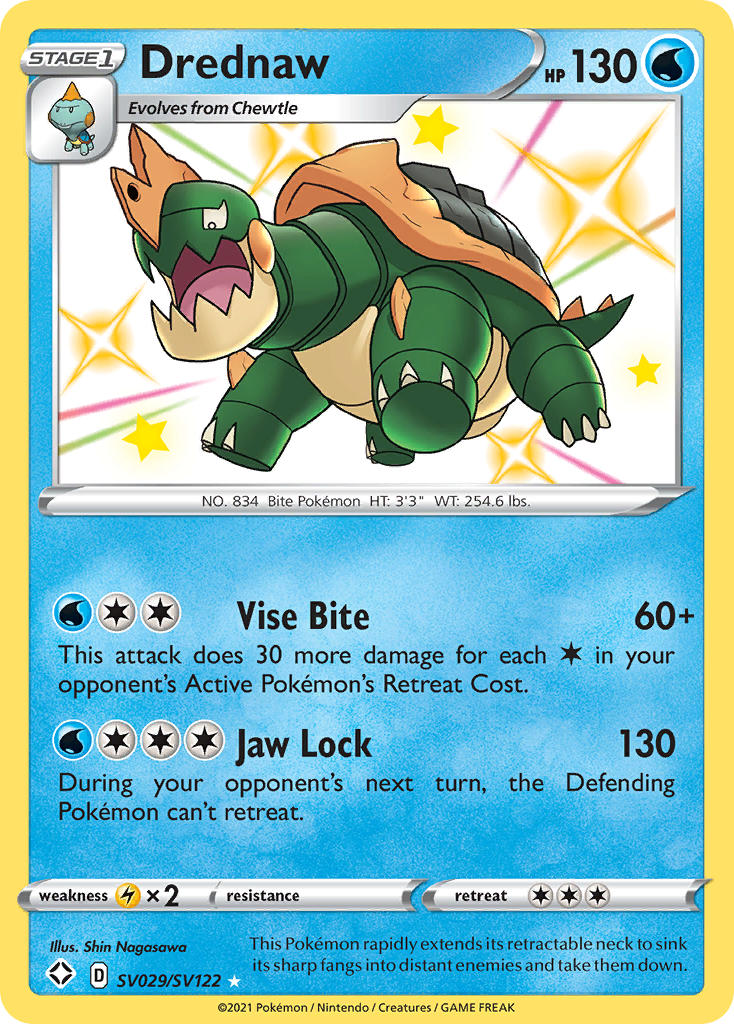 Drednaw (SV029/SV122) [Sword & Shield: Shining Fates] - Evolution TCG