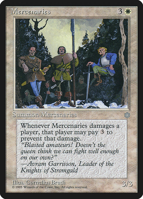 Mercenaries [Ice Age] - Evolution TCG