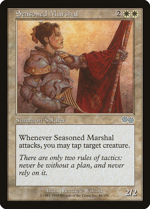 Seasoned Marshal [Urza's Saga] - Evolution TCG