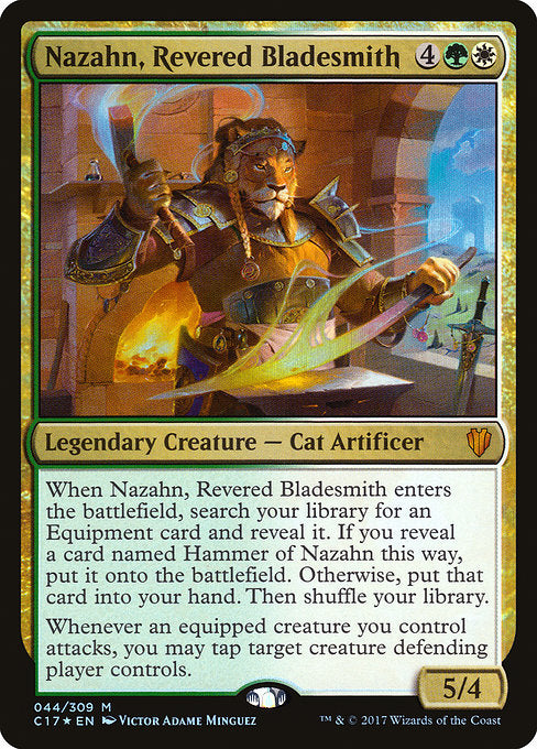 Nazahn, Revered Bladesmith [Commander 2017] - Evolution TCG