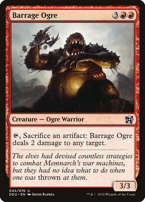 Barrage Ogre [Duel Decks: Elves vs. Inventors] - Evolution TCG