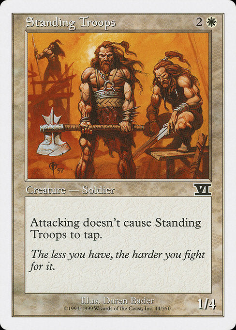 Standing Troops [Classic Sixth Edition] - Evolution TCG