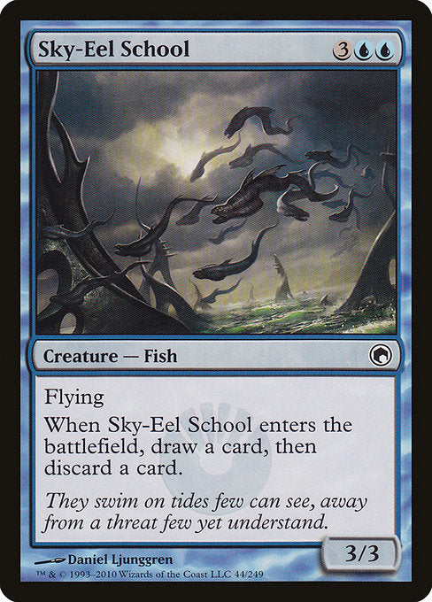 Sky-Eel School [Scars of Mirrodin] - Evolution TCG