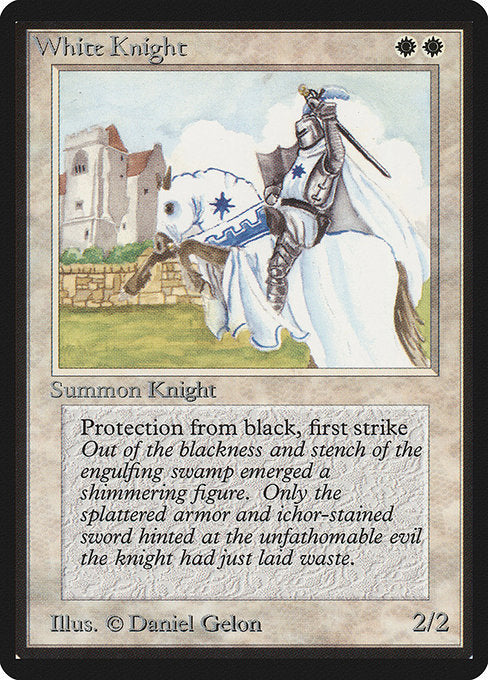 White Knight [Limited Edition Beta] - Evolution TCG
