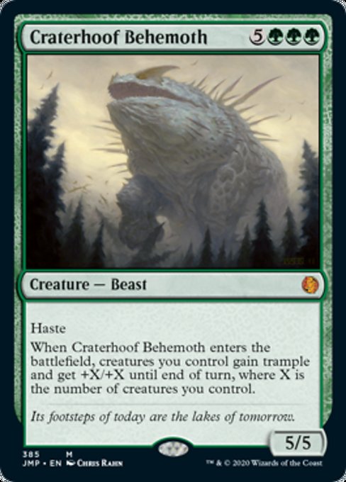 Craterhoof Behemoth [Jumpstart] - Evolution TCG