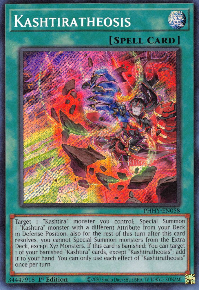 Kashtiratheosis [PHHY-EN058] Secret Rare - Evolution TCG