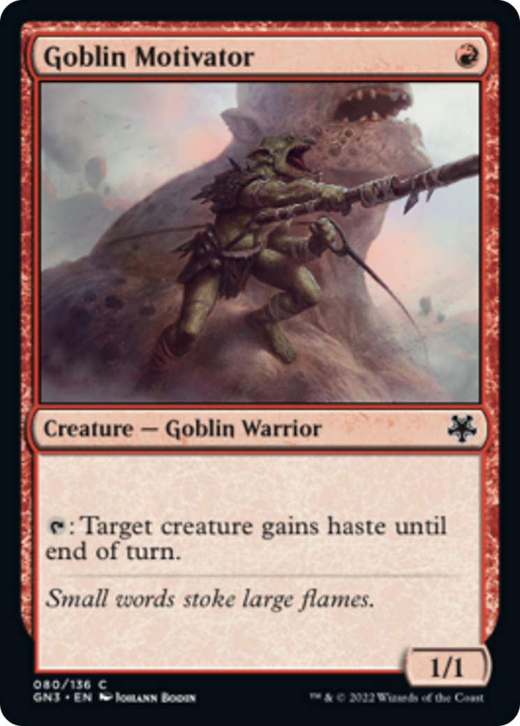 Goblin Motivator [Game Night: Free-for-All] - Evolution TCG