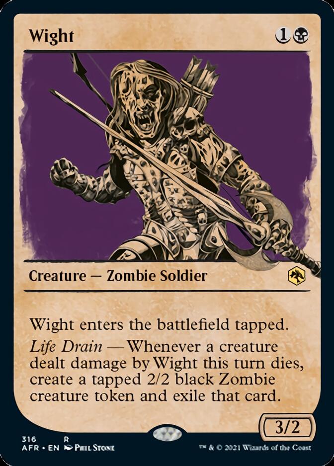 Wight (Showcase) [Dungeons & Dragons: Adventures in the Forgotten Realms] - Evolution TCG